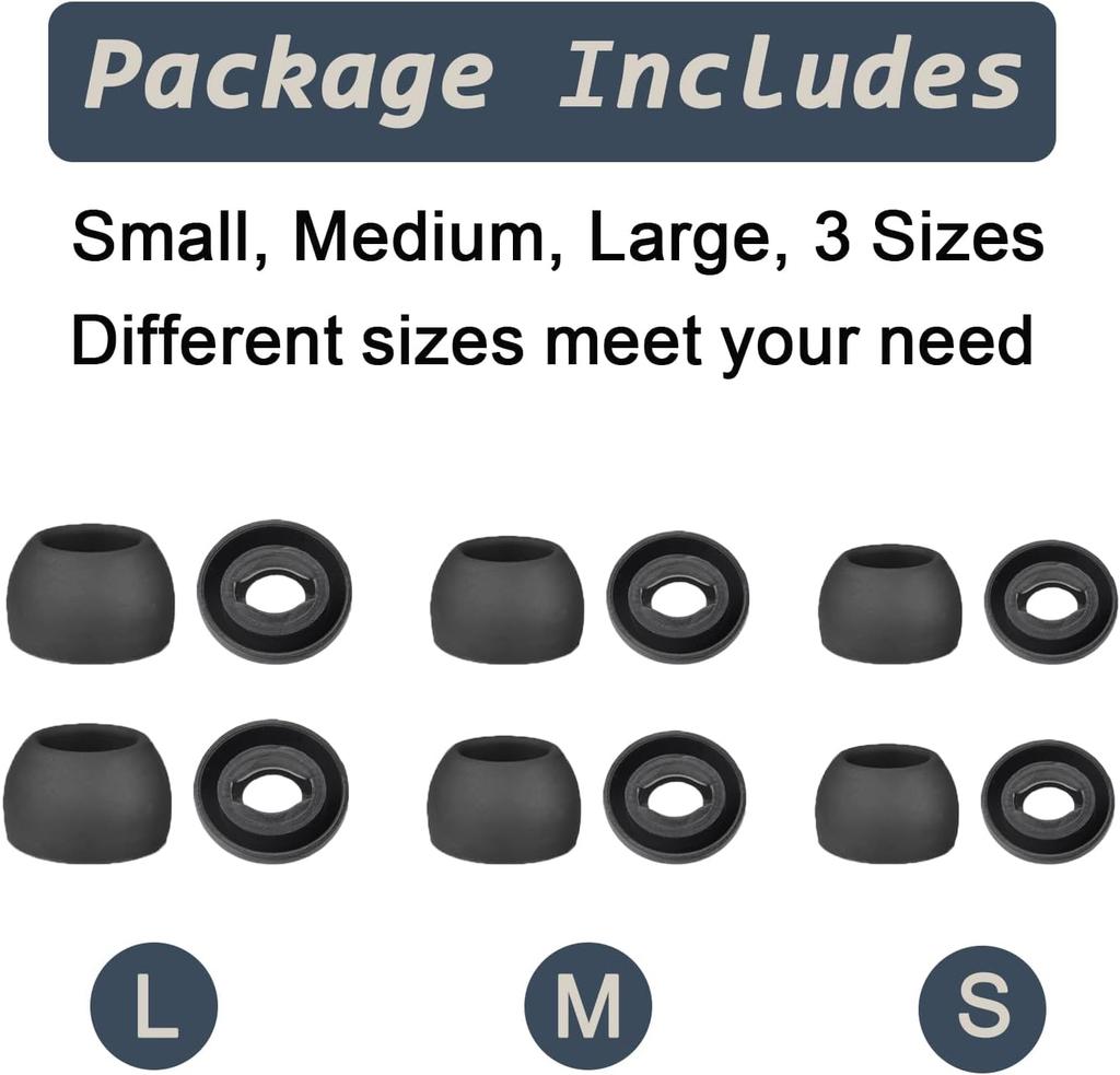 For Samsung Galaxy Buds Pro Eartips Earbuds Silicone Replacement Ear Pads Buds Earplugs Earphone Accessories Soft L/M/S Earplug