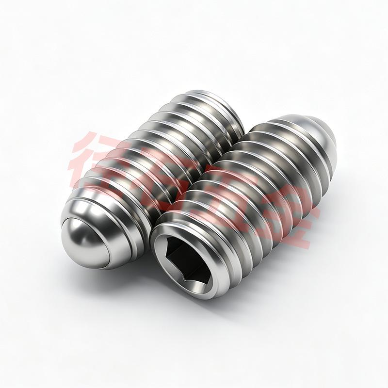 Stainless Steel Ball Plunger Set: M2.5-M16 Ball Screw Positioning Spring Plunger