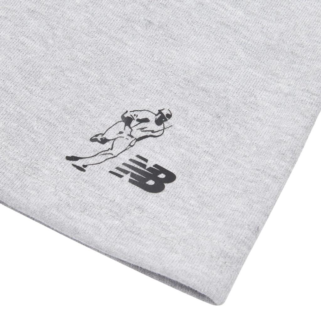 New Balance Shorts Shohei Otani Junior Graphic French Terry Shorts Always on Logo Boys AGT 120 (LAKB0353) (Ash Heather)