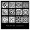 Mandala Painting Template for DIY Wall and Stone Decoration
