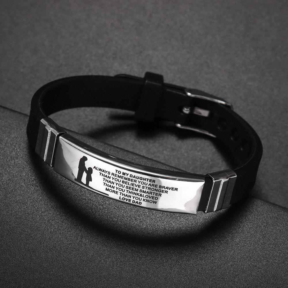 Personalized Bracelet for Son Wristband Encourage Bracelets Inspirational Quote Bracelets Gift