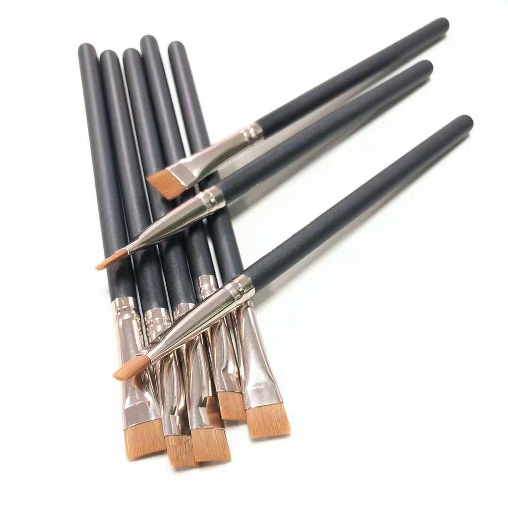 Professional Eyeshadow Eyeliner Brush Flat Definer Brush Concealer Eyebrow Private Label Brow Artist Brush