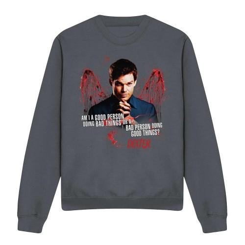Dexter Unisex Adult Good Bad Sweatshirt