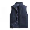 Autumn Winter Fashion Black Goose Down Vest Windproof Thermal Insulation Men Vest