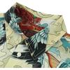 Evisu Colorful Seagull And Koi Print Oversized Short Sleeve Shirt Men shirts 2ESHTM4SS7020LFCT