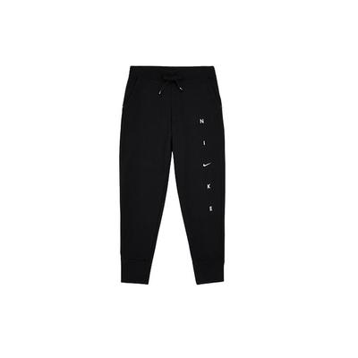 Calças Esportivas Tricotadas de Cor Sólida Calças Femininas Preto DJ0772-010