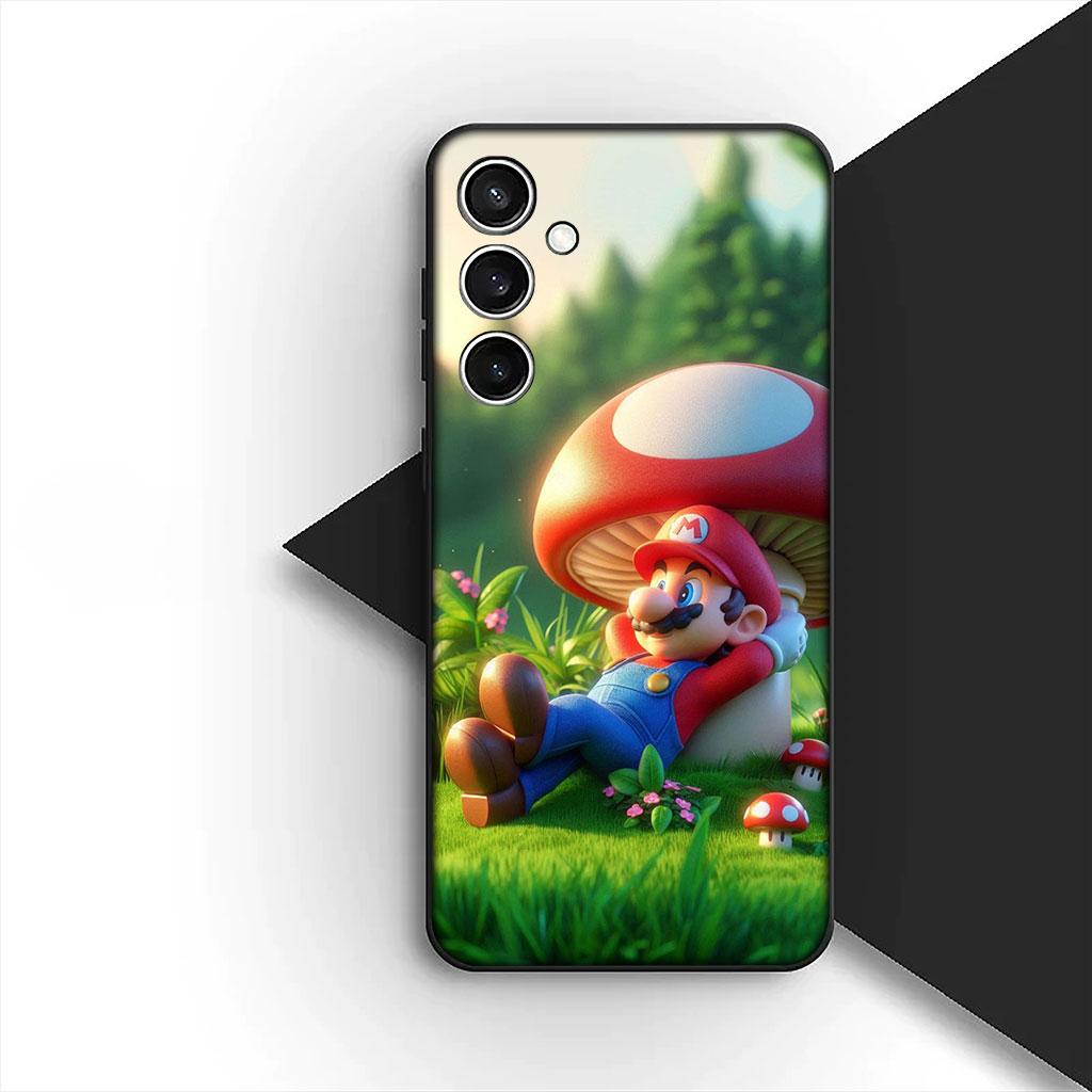 Poster M-marios-Wallpaper Phone Cover Soft Case for Samsung Galaxy S25 S24 S23 FE Ultra Plus S7 Edge S25+ S23+ A56 5G Casing