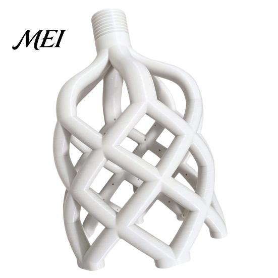 Full Body Shower Head Head, 3D Printed Hollow Woven Rainfall Sprayer, Clog-Free Easy Clean Installation Bathroom Accessory