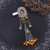 Exotic Hair Clip Side Clip with Tassels For Women Kazak Styles Hair Styling Accessory for Formal Event Costume Accessory