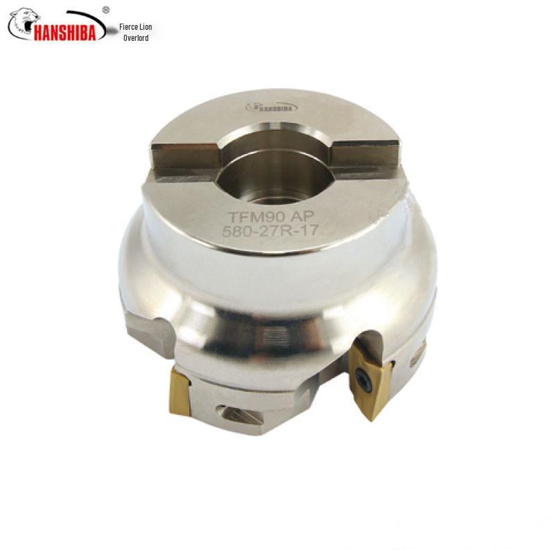 Han Shi Ba 90° CNC Face Milling Cutter Head with Sumitomo AXMT1705 Inserts