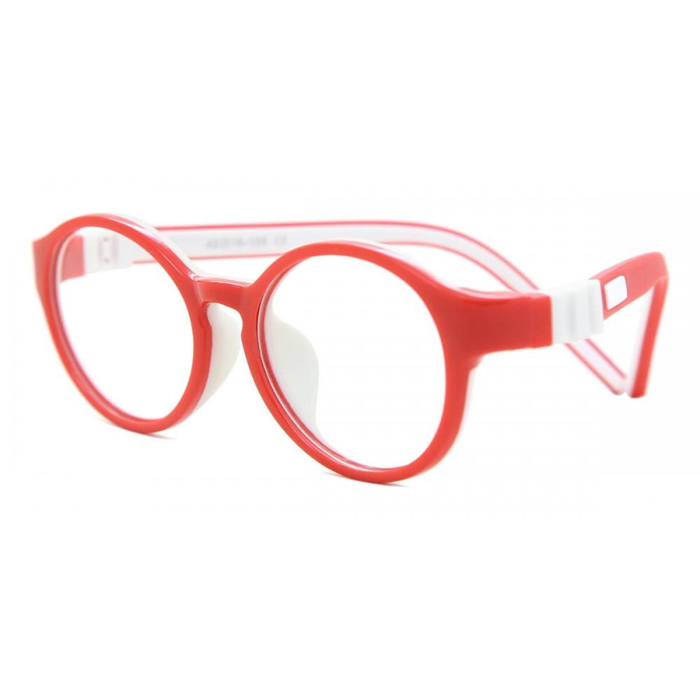 Full Rim Round Matte Red Smartbuy Kids Rhi K7d Fashion Kids Eyeglasses