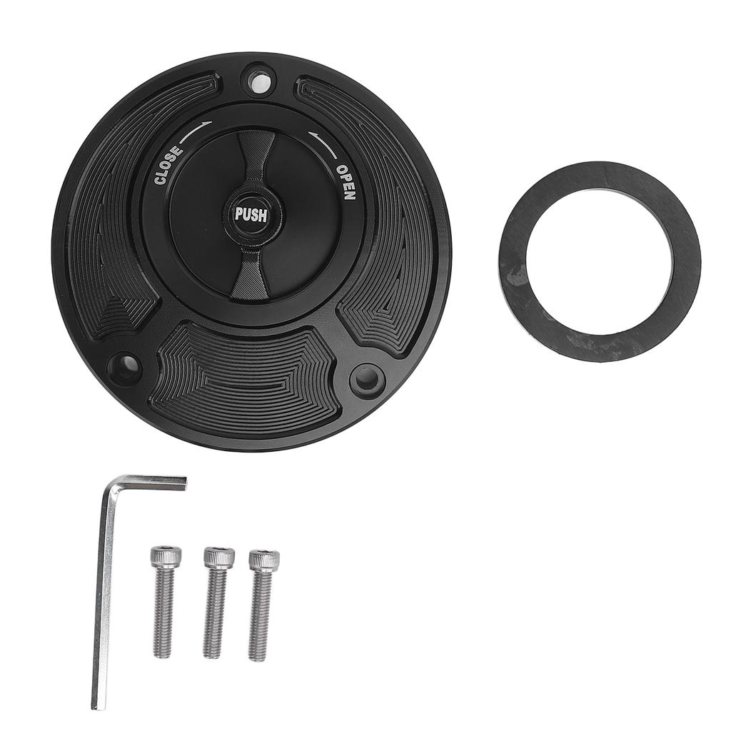 Motorcycle Fuel Tank Cap Aluminium Alloy CNC Oxide Finish Leakproof Replacement for SuperSports 1098 S R 748 916 996