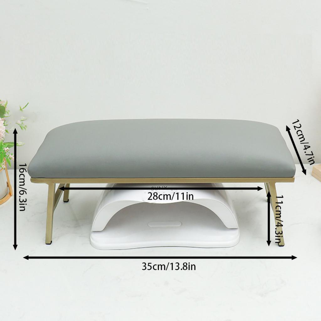 Russian Manicure Special Hand Pillow Set, Extra High Iron, Can Put the Light Therapy Lamp, Simple Tool Cushion