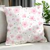 Art LLight pink gentle petalsed Cushion Cover Cushion Cover Set Pcs x x x Pillowcase Decorative Sofa Home Decor