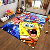 Cartoon Underwater Party Rug with Colorful Characters Suitable for Use As an Anti-slip Game Mat for Living Room and Bedroom Sofas
