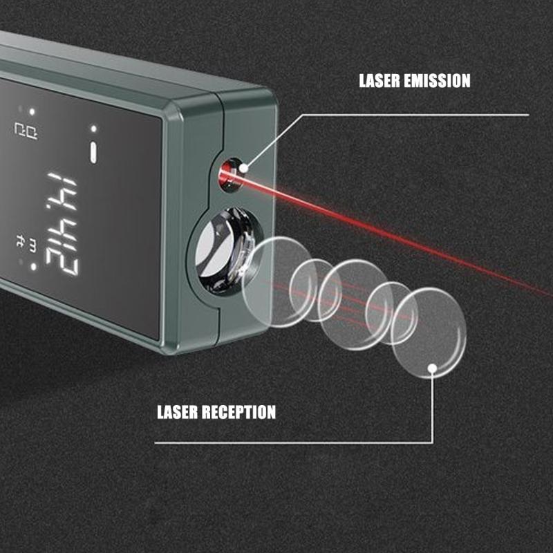 Portable 40M  Measuring Device Plastic Distance Tool Easy to Carry for Accurate Measurements in Interior Designs