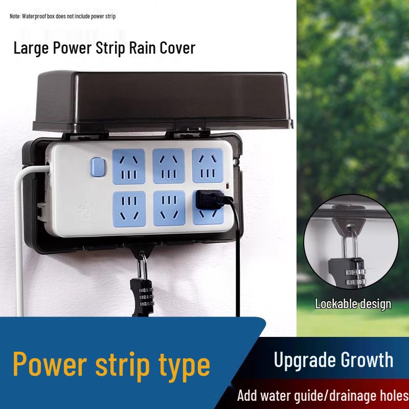 Waterproof Electric Car Charger Storage Box with Free Shipping - Universal Protective Rainproof Cover