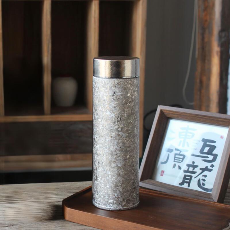 MRSIKEY Pure Titanium Tea Infuser Thermos Bottle, 500ml