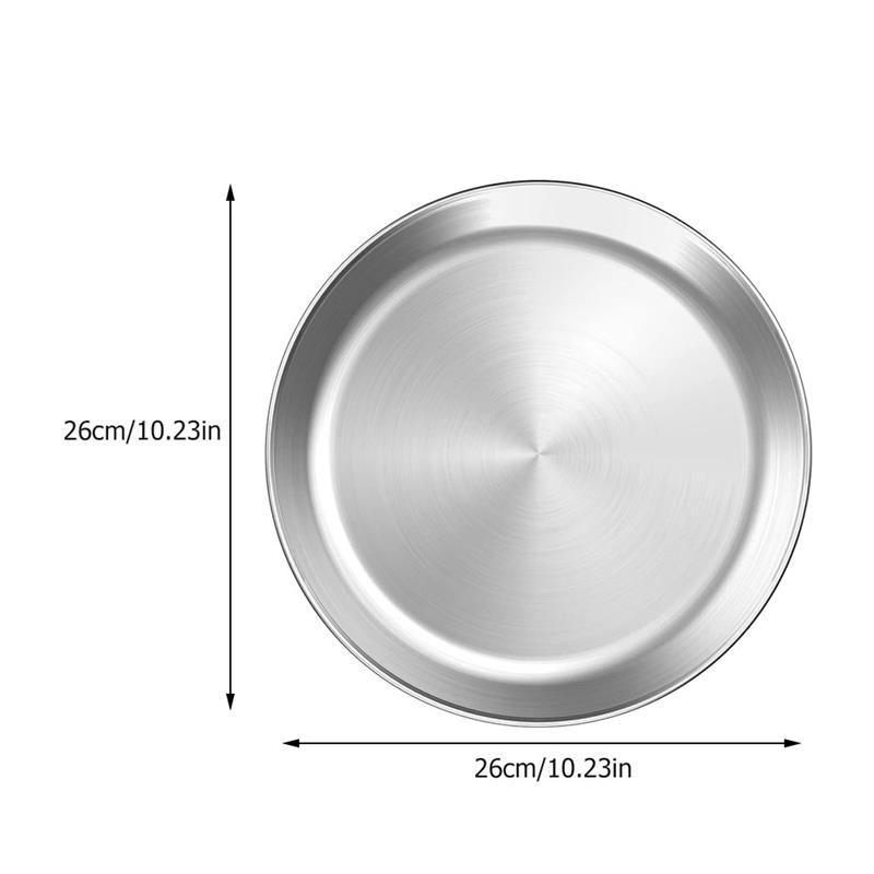 

1 шт. 26/30 см нержавеющая сталь пиццерия антипригарное противень круглая решетка поднос для еды сервировочное блюдо кухонная форма для выпечки