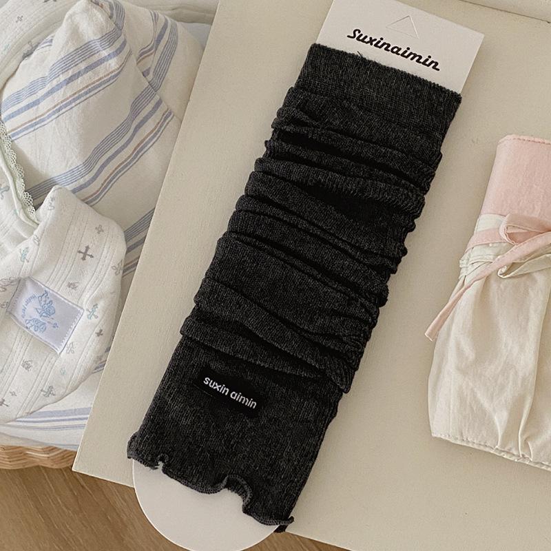 

Suxinaimin Women s Trendy Slimming Summer Calf Socks - Striped Half-Foot Leg Warmers One Size
