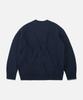 FRIZMWORKS Kangaroo Round Pullover Knit _ Navy