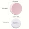 1Pcs Puff Powder Subpackage Empty Loose Powder Jars with Sifter Macaron Dispersion Powder Box White Cap Mini Cosmetics Container
