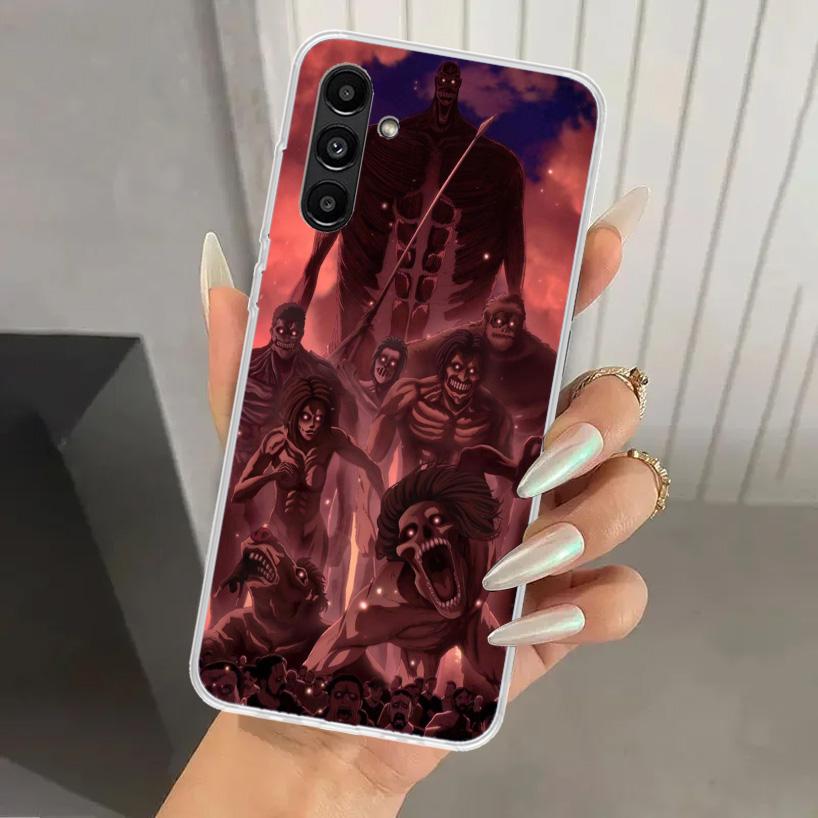 Attack Anime Phone Case for Samsung Galaxy A16 A26 A36 A56 A15 A25 A35 A55 A14 A24 A34 A54 A13 A23 A33 A53 A05S A04S A03S A15 A2