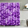 Purple Hydrangea Shower Curtain Wall Decor Bathroom Accessories Home Textiles