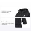 Sports Lifestyle Series Hooded Warm Zipper Long Sleeve Down Jacket Women Jacket Black JG3855