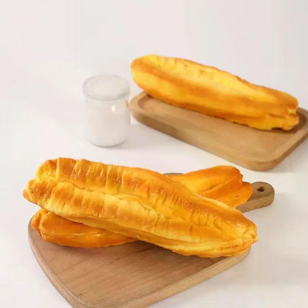 Slow Rising Fried Bread Stick Squishy Simulated Sensory Fidget Bread Birthday Gift