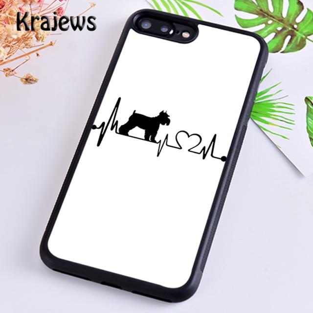 Krajews Miniature schnauzer puppy dog Phone Case Cover For iPhone 17 Air 16 15 14 plus 12 pro max coque Fundas