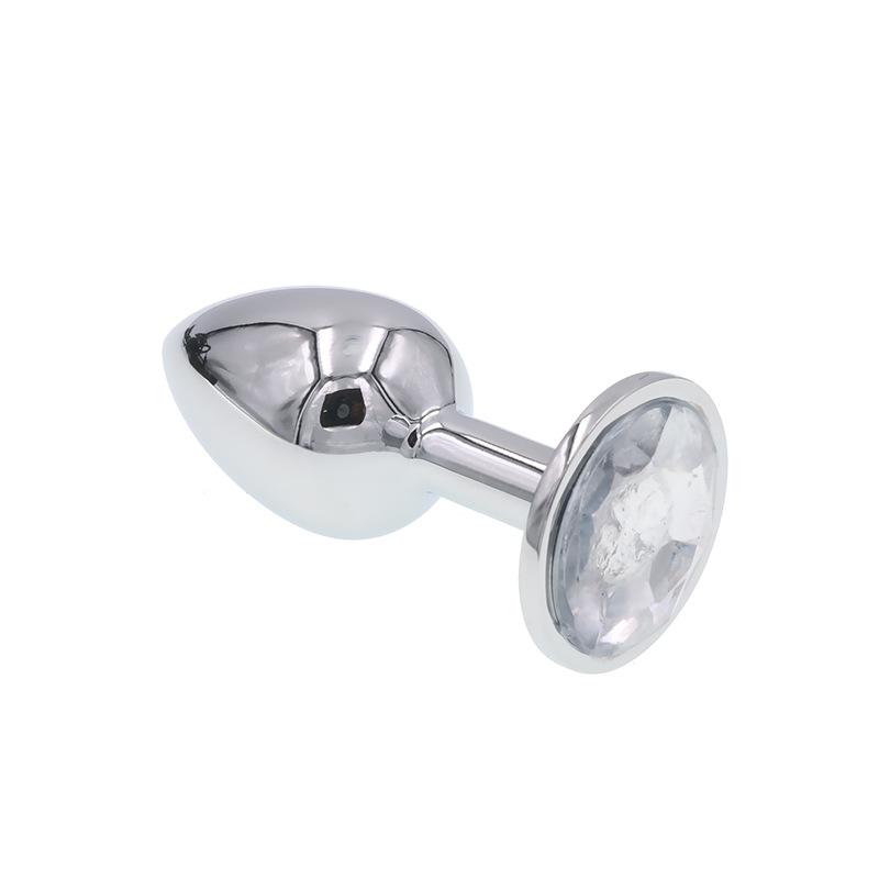 Large Metal Butt Plug Back Court Sex Toys Anal Dilatation Device Sex Tools Adult Toys Butt Plug Imitation Dust Bag Packaging