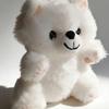 Samoyed Dog Plush Keychain Mini Soft Pendant Toy Stuffed  Doll for Girls Bag Purse School Travel Decor