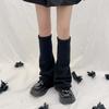 Horn Type Socks Costume Accessories Wide Leg Warmers Knitted Long Socks Foot Cover Women Pile Socks
