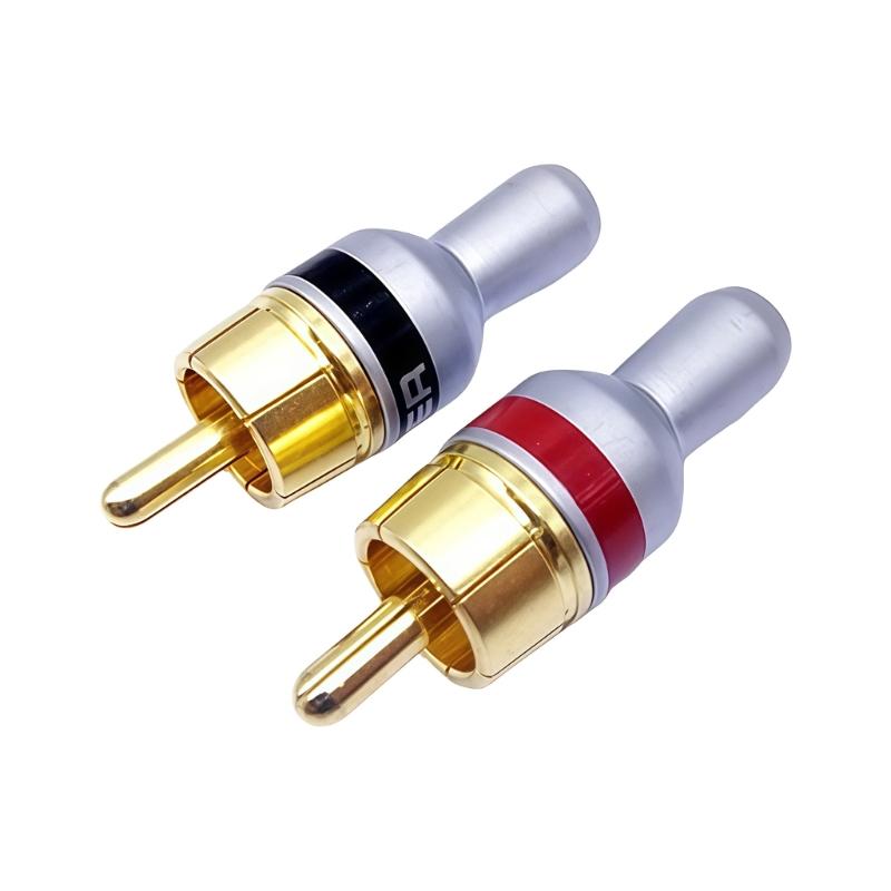 

Premium Auditory Cable Connector Adapter Metal Connectors Speaker Terminals HIFI Sound Transmission In Home Theaters 1