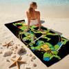 1pc Teenage Mutant Ninja Turtles Beach Towel, Comfortable and Thick, and Swimming/Bath/Picnic/Camping Towel, Suitable for Seaside Beaches
