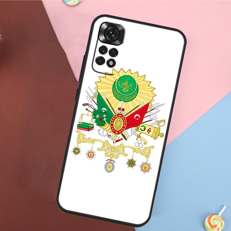 Ottoman Empire Coat Of Arms Cover For Xiaomi Redmi Note 13 Pro 14 12 11 9 10 9S 10S 11S 12S Redmi 14C 10C 12C 13C Case
