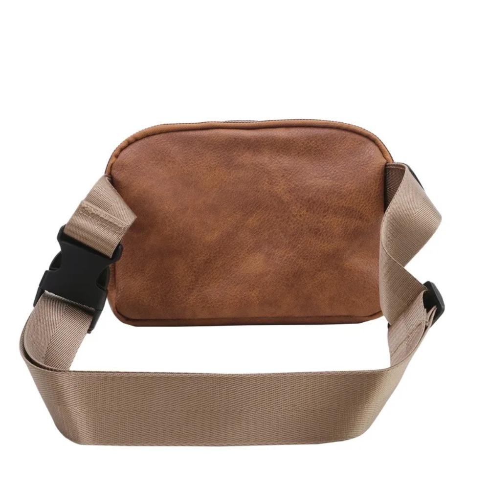 PU Leather Women Waist Bag Adjustable Strap Women Belt Bag Casual Women's Fanny Pack Lady