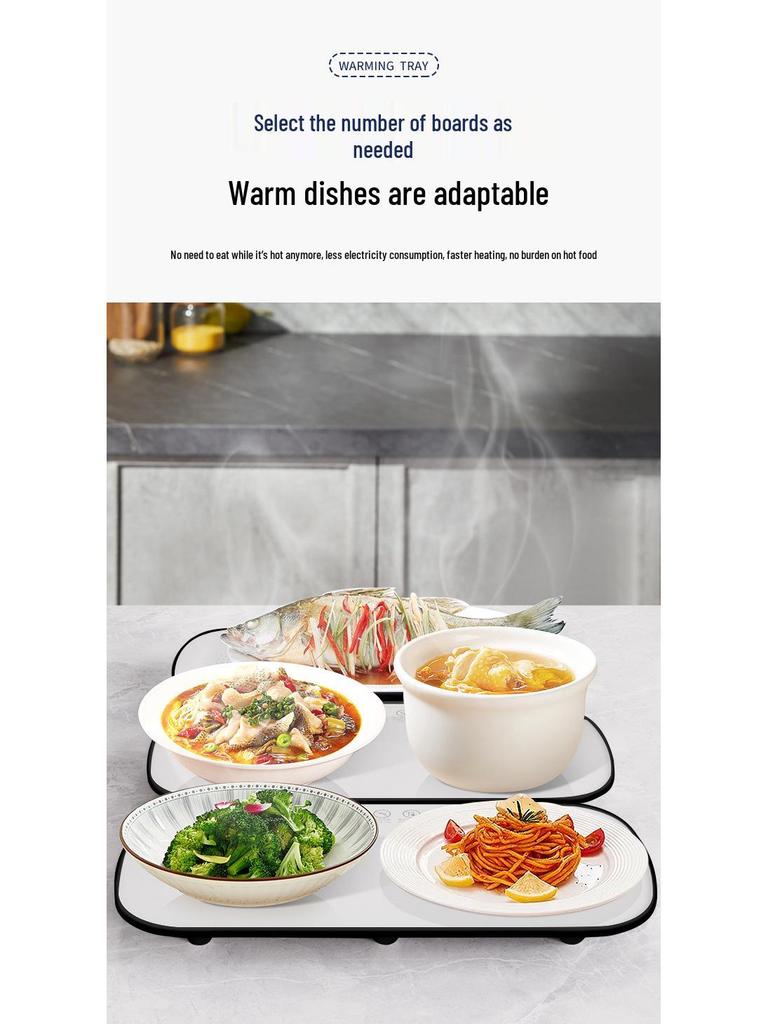 Multi-Functional Smart Warming Plate: Keeps Dishes, Milk & Food At a Constant Temperature