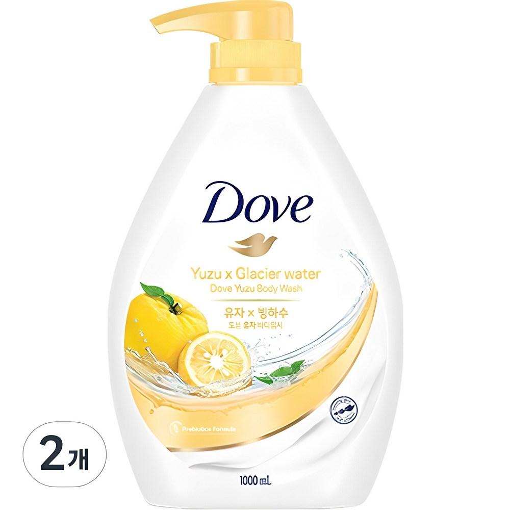 Dove Yuzu Body Wash, 1L, 2 units