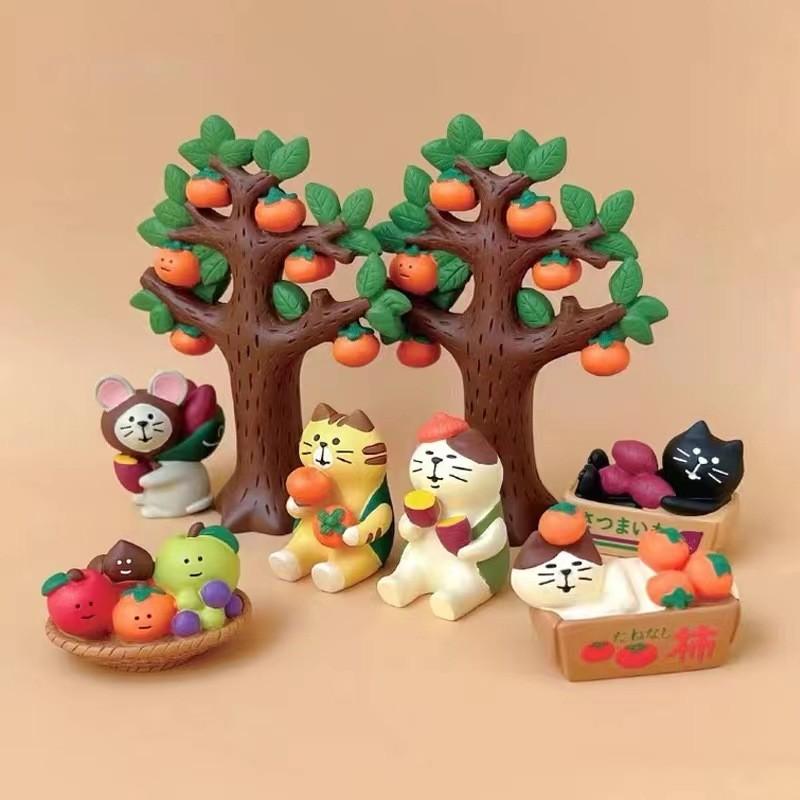 Small Resin Cat Miniature Dollhouse Decoration For Home Office Display