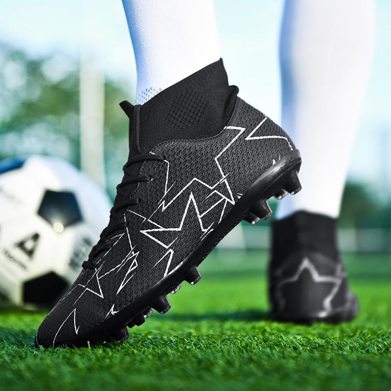 Футбольные бутсы Большие футбольные бутсы мужские тренировочные специальные детские — фото 18