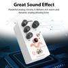 MOSKYAUDIO Mini Guitar Phaser Pedal with Rate, Depth, and Level Controls, True Bypass Tone Toggle Switch, Metal Shell, DC 9V, 6.35mm Input/Output Inte