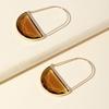 Female Cut Semi-circular Versatile and Personalized Minimalist Earrings