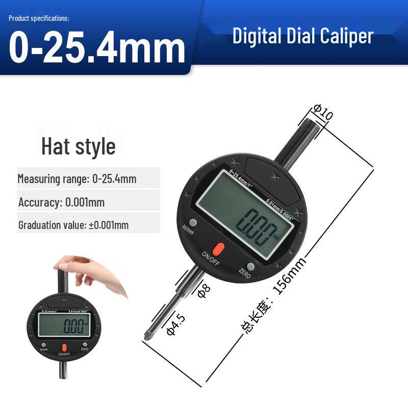 Aokewen IP54 Digital Waterproof Dial Indicator