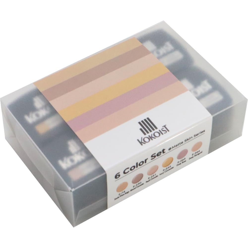 KOKOIST Color Gel Set 11 Matte Skin Series 6-Color