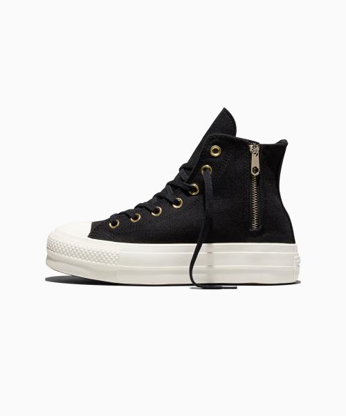 [Converse] Chuck Taylor All Star Lift Zippers Black (A18387C)