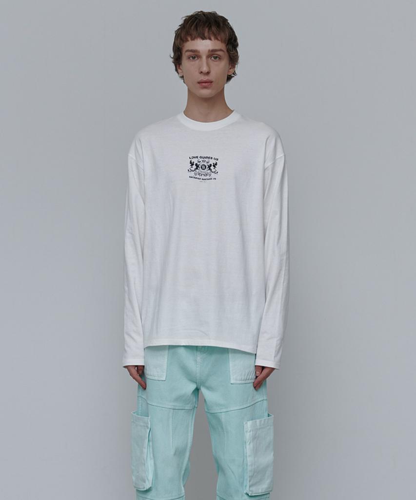 Aenitaimlolig Rose Dyeing Long Sleeve-White