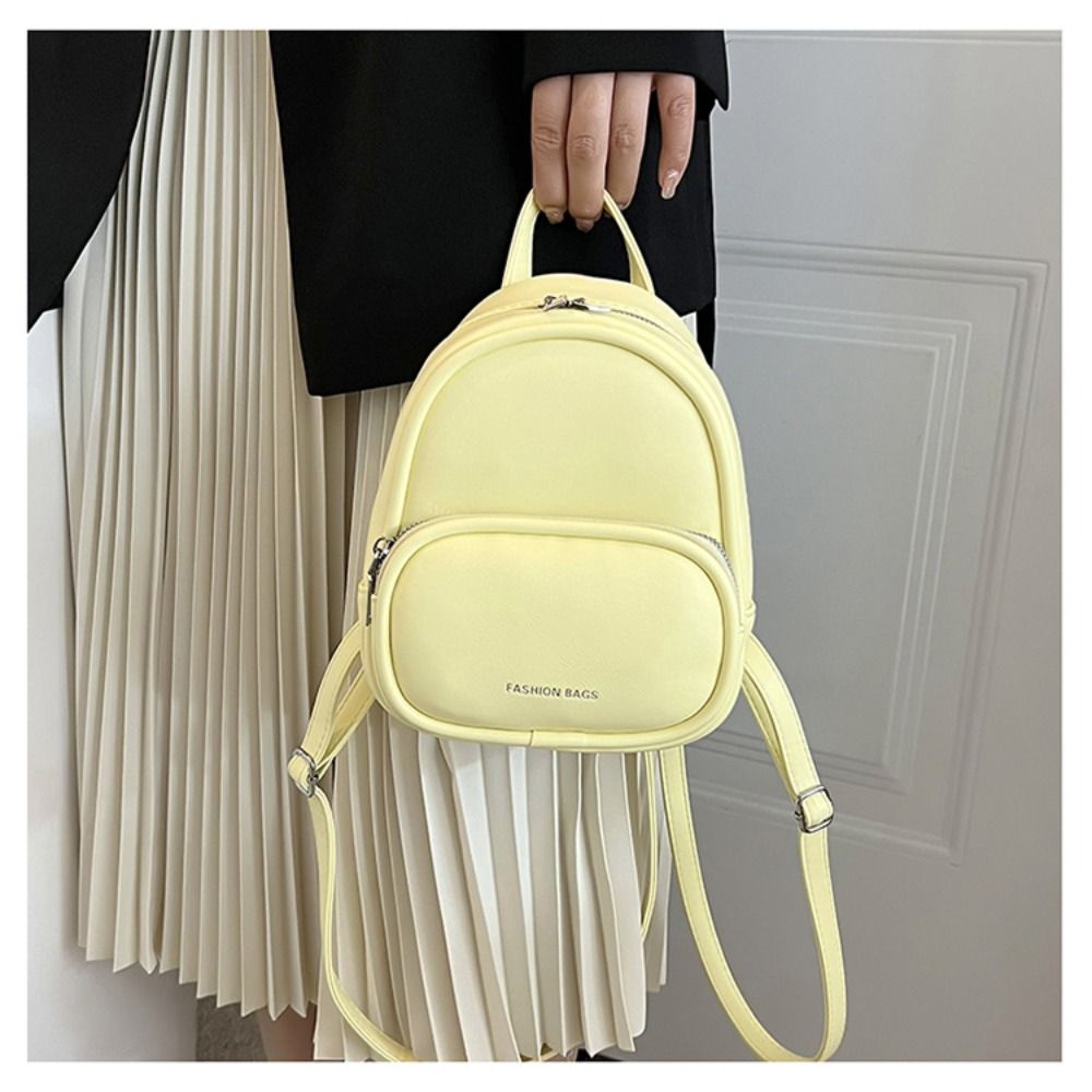 Platz Mini Rucksack Pu Leder Schulter Tasche Neue frauen Rucksack Teenager