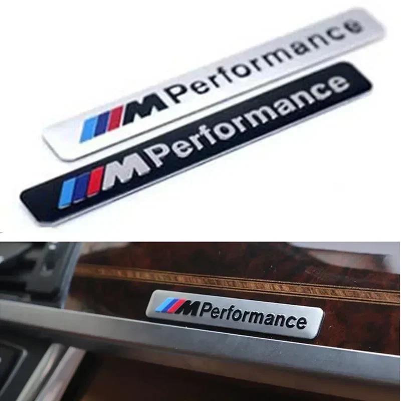 1pcs Metal Labeling M Performance Car Interior Sticker For bmw M Sticker X1 X3 X4 X5 X6 X7 e46 e90 f20 e39 f10 Car accessories